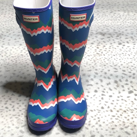 Hunter Originals Big Kid Electric Storm Rain Boot - Picture 3 of 10